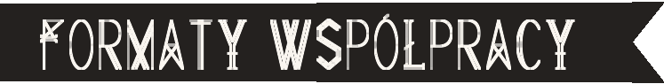 FORMATY WSPÓŁPRACY